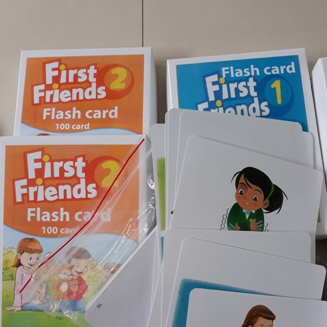 Flashcard First friend 1,2 A5 1 mặt