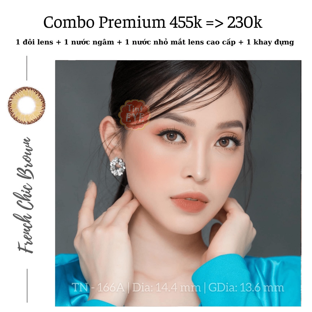 [5.5 Khuyến mại 50% toàn bộ sản phẩm Tinteye tặng combo ngâm lens, nhỏ mắt, bộ dụng cụ đeo