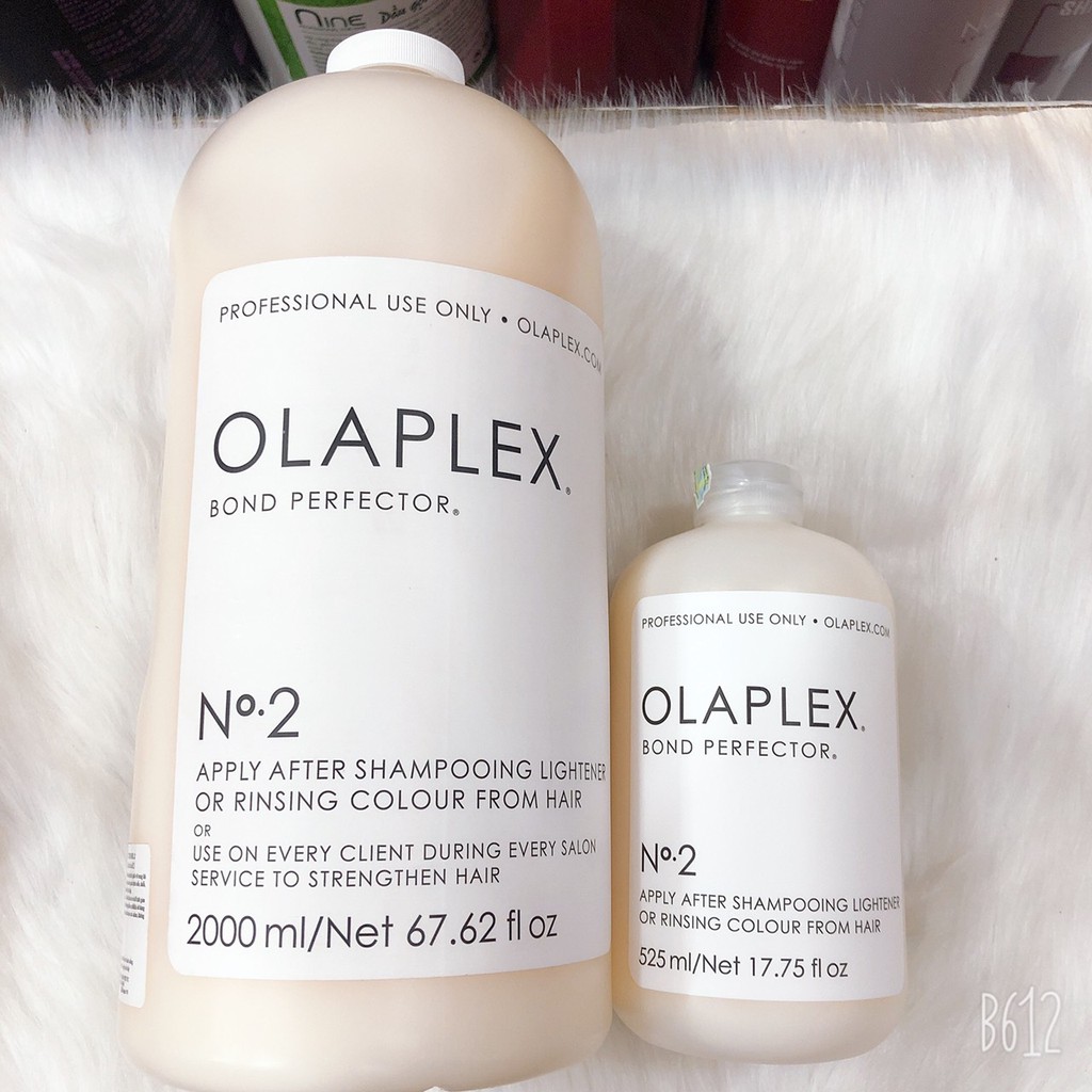 OLAPLEX NO2, NO 2.PHỤC HỒI TÓC HƯ TỔN DUNG TÍCH 525ML VÀ 2000ML