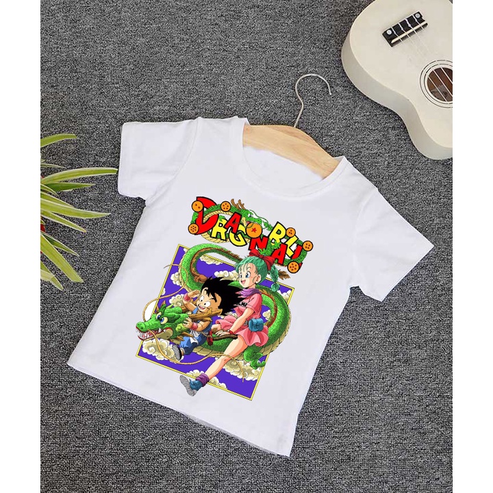 áo thun songoku dragonball bé trai nhân vật anime