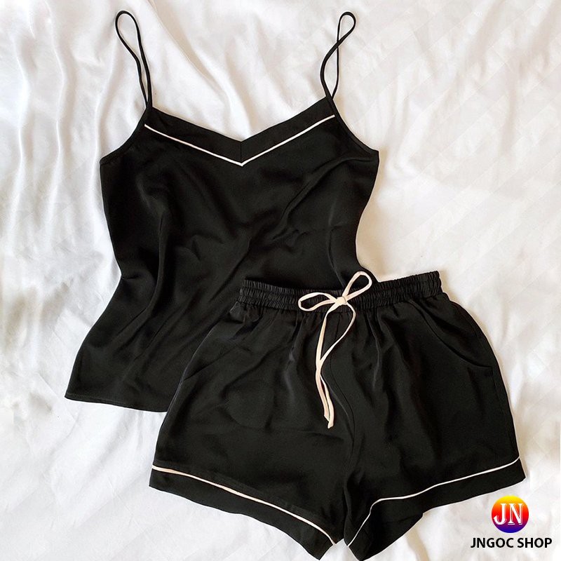 *QUÀ TẶNG DÂY BUỘC TÓC* Đồ ngủ sexy nữ áo 2 dây cao cấp, Bộ ngủ lụa mặc nhà siêu mát | BigBuy360 - bigbuy360.vn