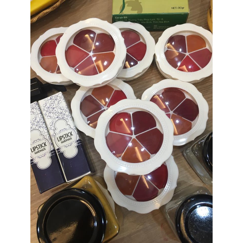 Son dành cho bà bầu và nuôi con nhỏ-son hand made 5 màu