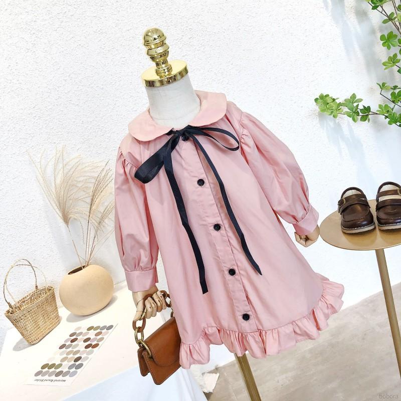 Đầm công chúa phong cách Hàn Quốc xinh xắn cho bé gái từ 2 đến 7 tuổi