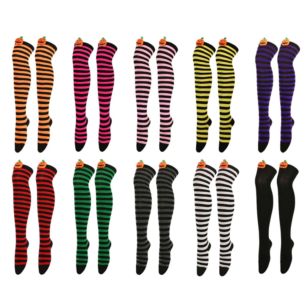 Fairystore| 1 Đôi Tất Chân Dày Dài Qua Gối Thời Trang Mùa Đông