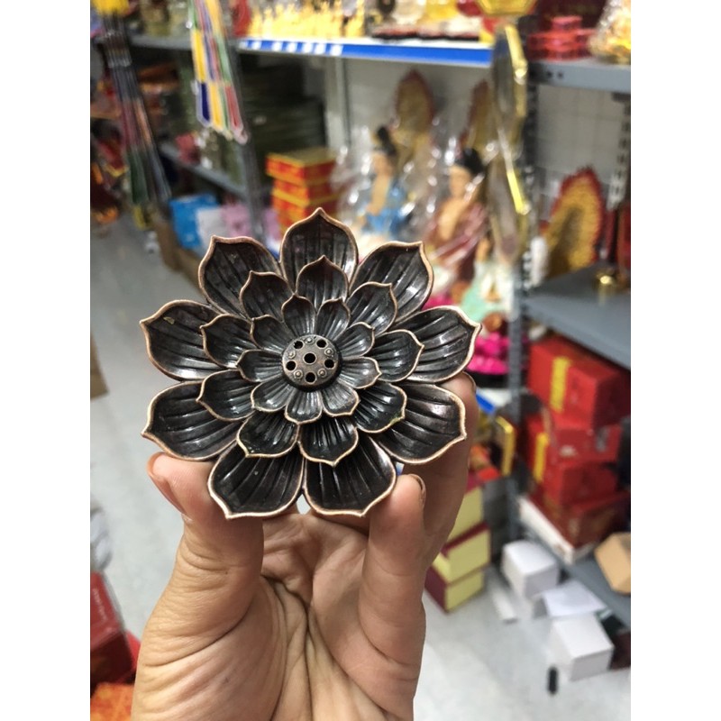 ĐỐT TRẦM HOA SEN - ĐĨA CẮM NHANG