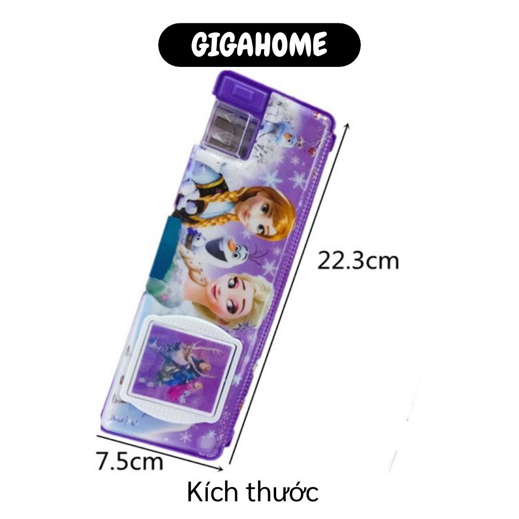 Hộp Bút GIGAHOME Hộp Đựng Bút Hoạt Hình 2 Ngăn Cho Bé Đựng Dụng Cụ Học Tập  5220