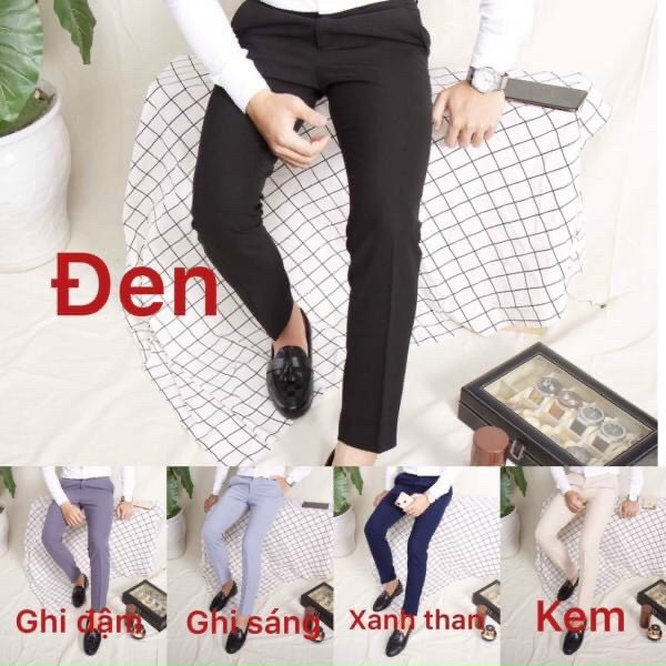 Quần âu nam Hàn Quốc đẹp TOP Menswear, quần tây nam chất vải tuyết mưa thời trang co dãn 4 chiều mềm mịn Q008