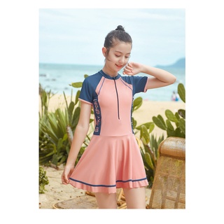 Đồ bơi bé gái có bigsize (20-50kg) kèm nón