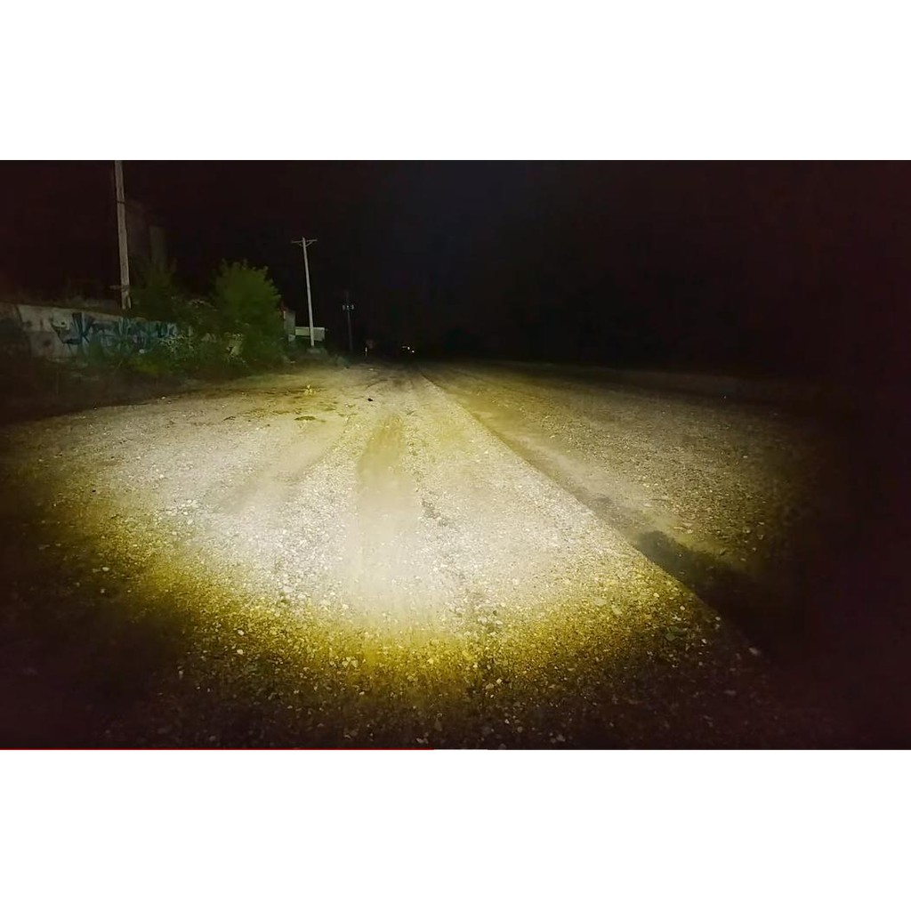 Mới đèn trợ sáng xe máy csp 7070 9 nhân 60w công suất cao