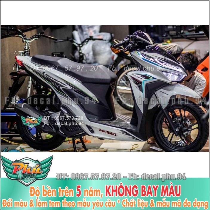 Tem rời Vario Trắng xanh đen (X) -1