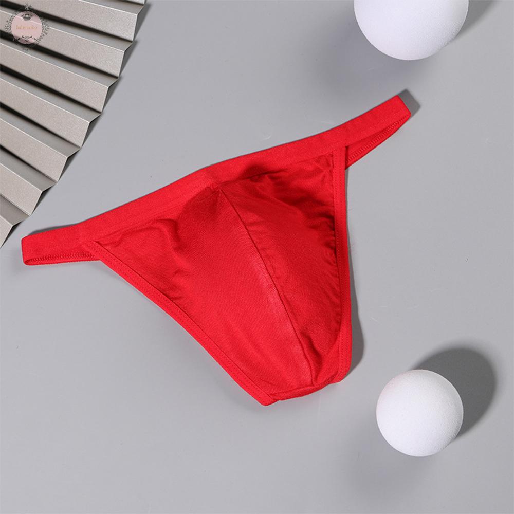 Men Sexy Pouch G-string Briefs Thong Bikini Underwear Sexy T Back Lingerie