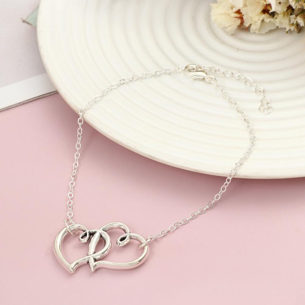 Lắc Chân Chuỗi Hạt OKDEALS|Lắc Chân Mặt Trái Tim Nhiều Màu Sắc Phong Cách Bohemian