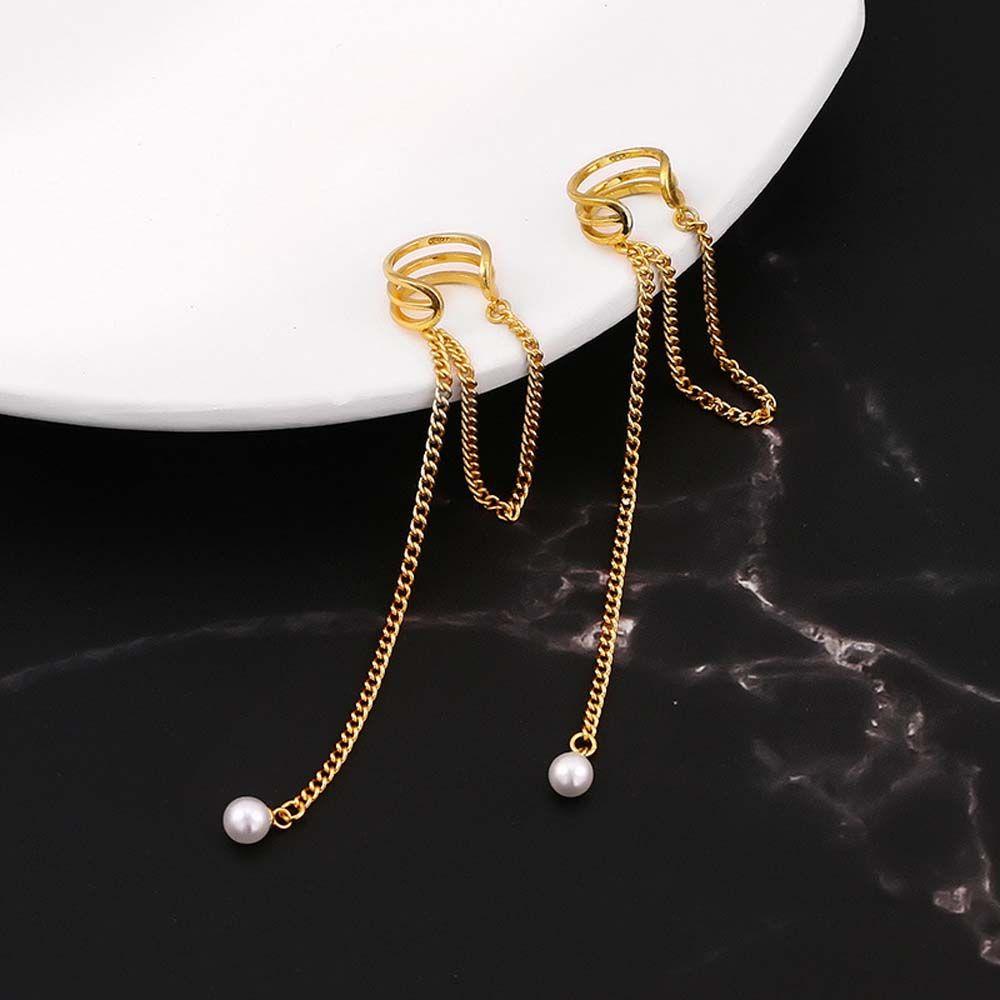 MOCHO Bông Tai Dạng Kẹp Không Cần Lỗ Bằng Đồng Phong Cách Hàn Quốc Cá Tính Cho Nữ