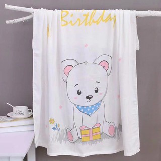Chăn lụa COTTON cao cấp siêu mềm mịn dành cho bé
