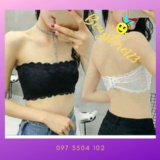 Áo Bra Ren Không Dây💖𝑭𝑹𝑬𝑬𝑺𝑯𝑰𝑷💖Áo Bra Quây Ren Hoa