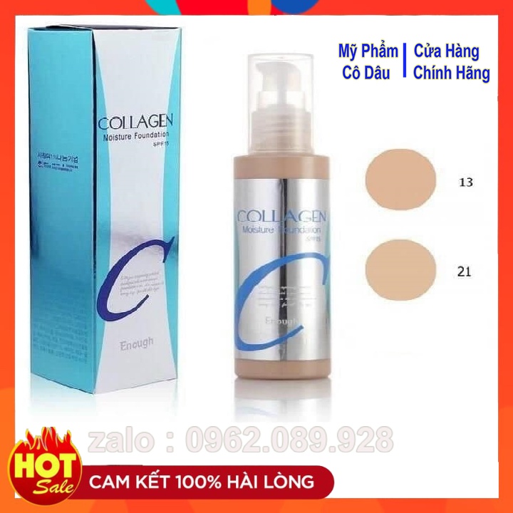 Kem nền Collagen enough 100ml chính hãng Hàn Quốc makeup phù hợp cho tất cả các loại da