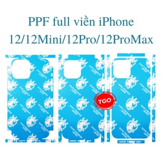 Miếng dán PPF Japan Nano Premium iPhone 12 / 12 Pro / 12 Mini / 12 Pro Max full viền