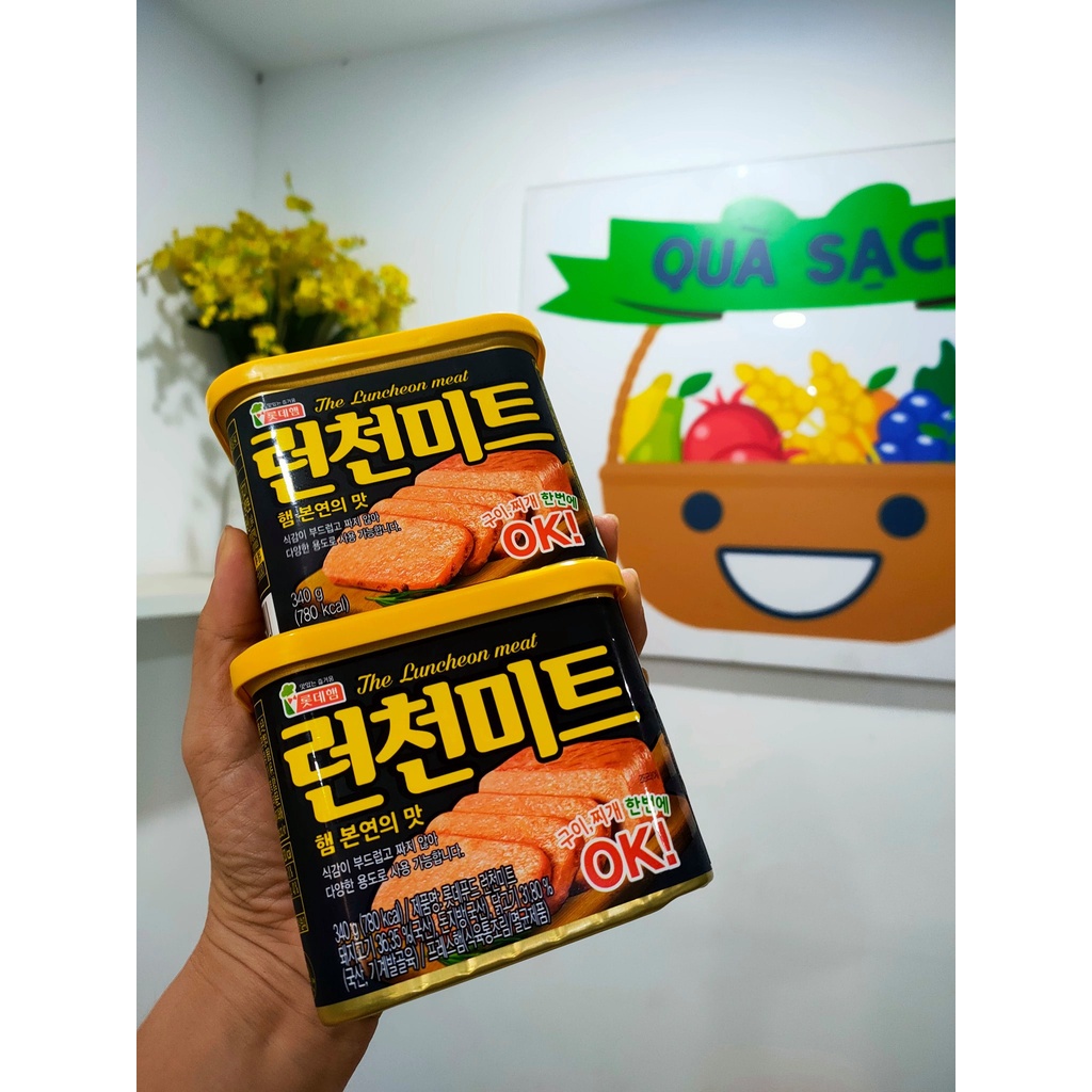 Thịt Hộp Lotte The Luncheon Meat Hàn Quốc 340g