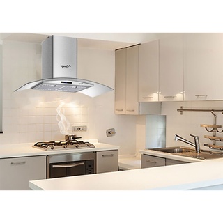 Máy hút mùi Canzy CZ M6670 (Hút mùi kính cong cảm ứng, Hút Siêu Khỏe, Nhập khẩu Malaysia)