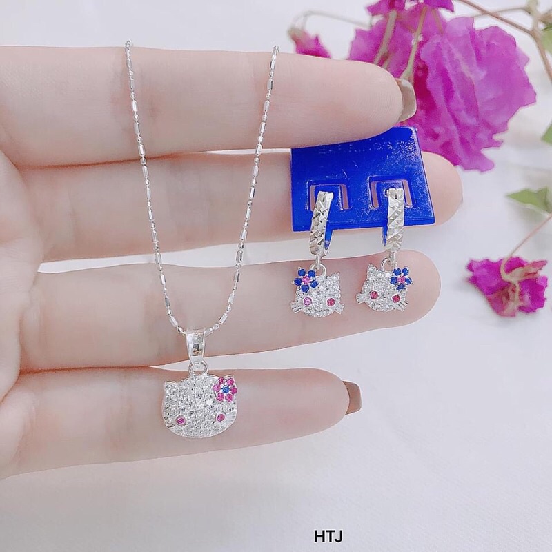 SET TRANG SỨC MÈO CỰC XINH- chuẩn bạc ta