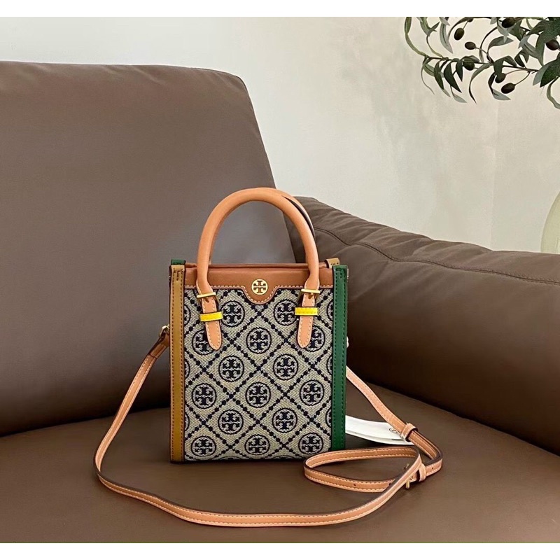 Túi tory burch colorblock monogram