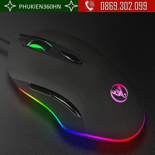 Chuột gaming hxsj s500 | rgb gaming mouse