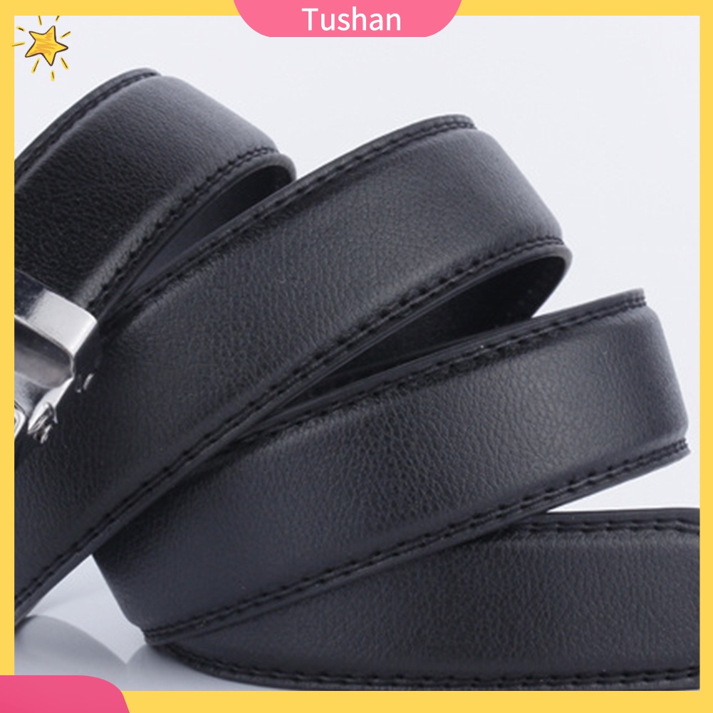 Thắt lưng giả da màu trơn thời trang cho nam