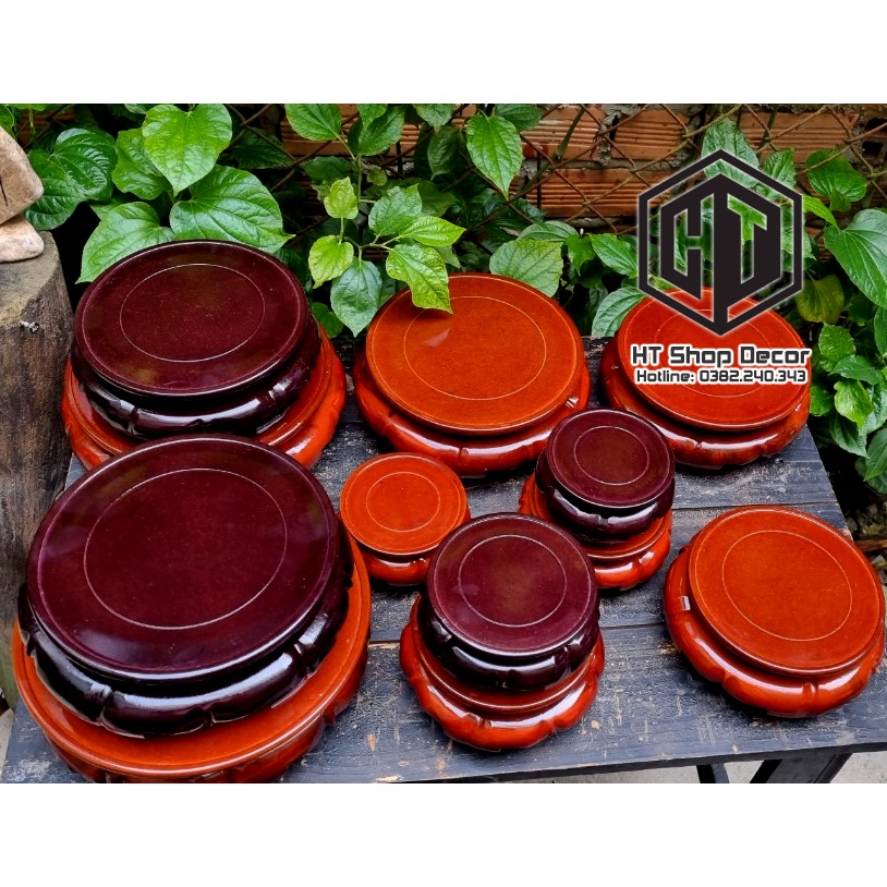 Đế gỗ tự nhiên để đặt tượng , trang trí phong thủy, trưng bày sản phẩm, để chậu hoa/tượng Phật