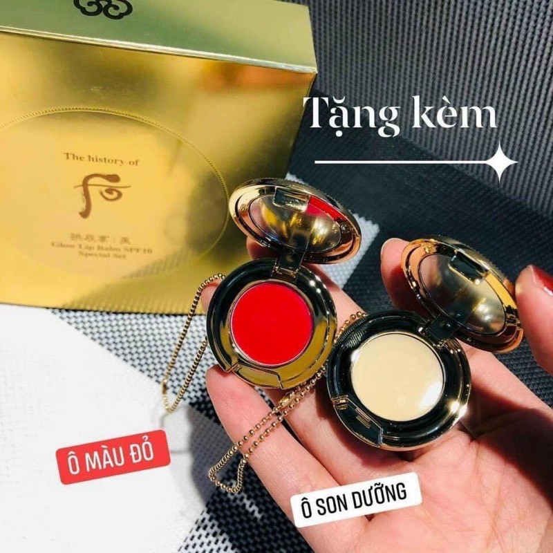 Son Dưỡng Môi Whoo Mini Móc Khoá Không Màu Và Hồng Rose | BigBuy360 - bigbuy360.vn