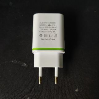 Củ sạc nhanh 2 cổng USB có đèn led