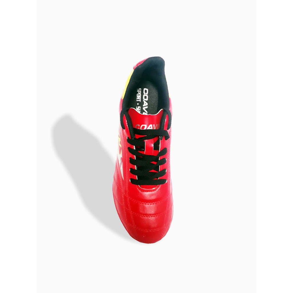 Giày đá bóng sân cỏ nhân tạo giá rẻ, giày phủi COAVU LẠC VIỆT 2019 - ĐỎ