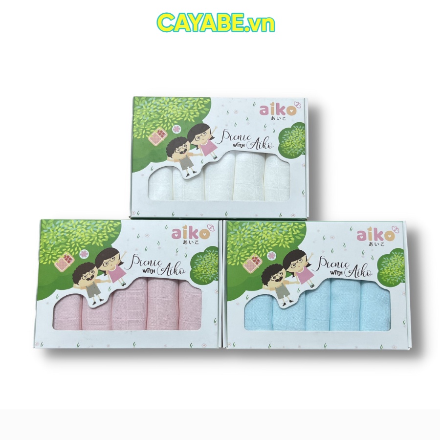 Khăn sữa 100% sợi tre trơn - Size 30cm x 30cm
