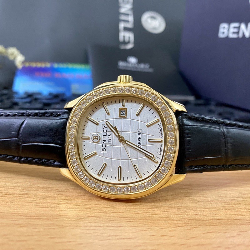 Đồng hồ nam dây da mặt kính chống xước Bentley BL1869 BL1869-101 BL1869-101MKWB