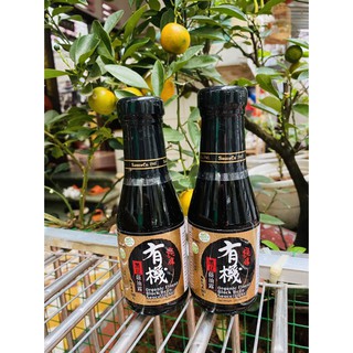 Nước tương đậu đen hữu cơ ít muối Đài Loan 155ml