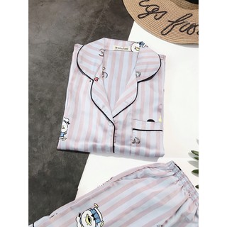 đồ bộ đùi satin pijama
