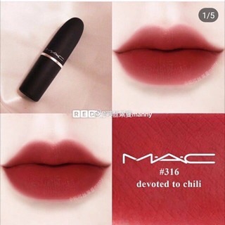 Son Mac Devoted to chili UNBOX (son không vỏ giấy)