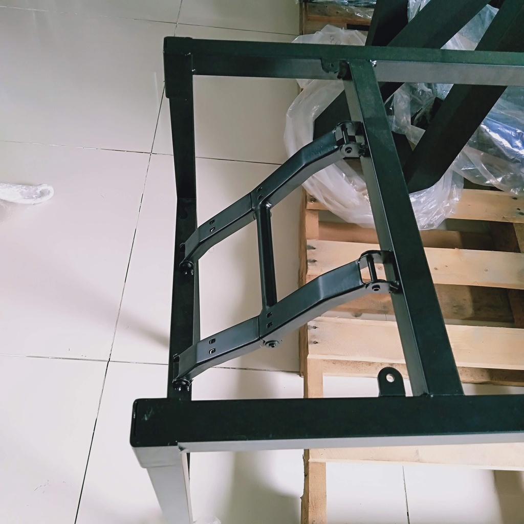Khung Sắt Chân Bàn Sắt Gấp Gọn, Chân Bàn Học Tập, Làm Việc, Để Máy Tính