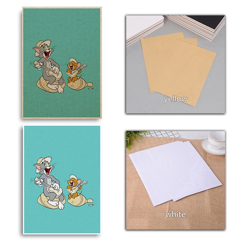 Poster Hoạt Hình tom Và jerry Phong Cách retro Trang Trí Nội Thất