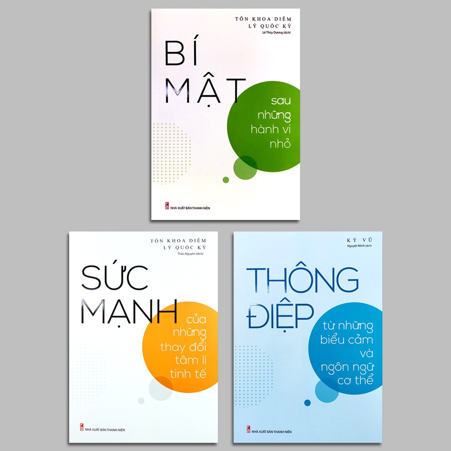 Sách - Biểu Cảm Và Ngôn Ngữ Cơ Thể + Thay Đổi Tâm Lí Tinh Tế +  Bí Mật Sau Những Hành Vi Nhỏ (Combo 3 cuốn)