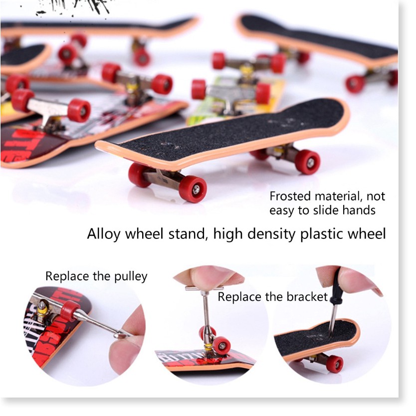 Alloy Đứng, Bảng Ngón Tay Nhỏ Bằng Nhựa, Ván Trượt Trượt Ngón Tay Mini Trẻ Em Boys 'Đồ Chơi