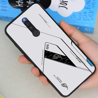 Ốp kính cường lực Redmi 8 - Gaming ROG