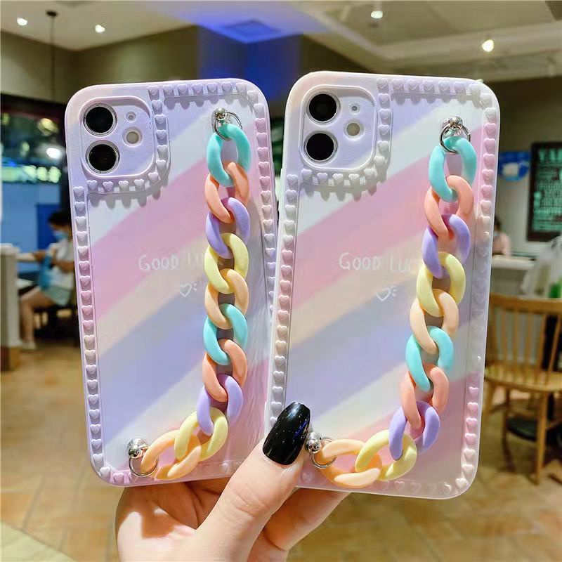 Ốp Điện Thoại TPU Màu Cầu Vồng Cho Samsung Note 10 20 S20 Plus Lite S20FE J2 J7 Prime A11 A21 A31 A51 A71 A81 A22 M11
