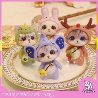 [ Len chọc có hướng dẫn] Bộ kit hội mèo 4 con