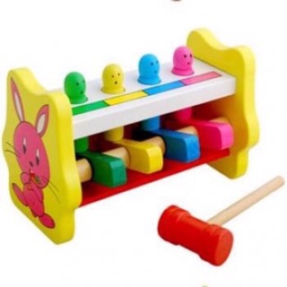 Bộ đồ chơi gỗ đập chuột vận động cho bé