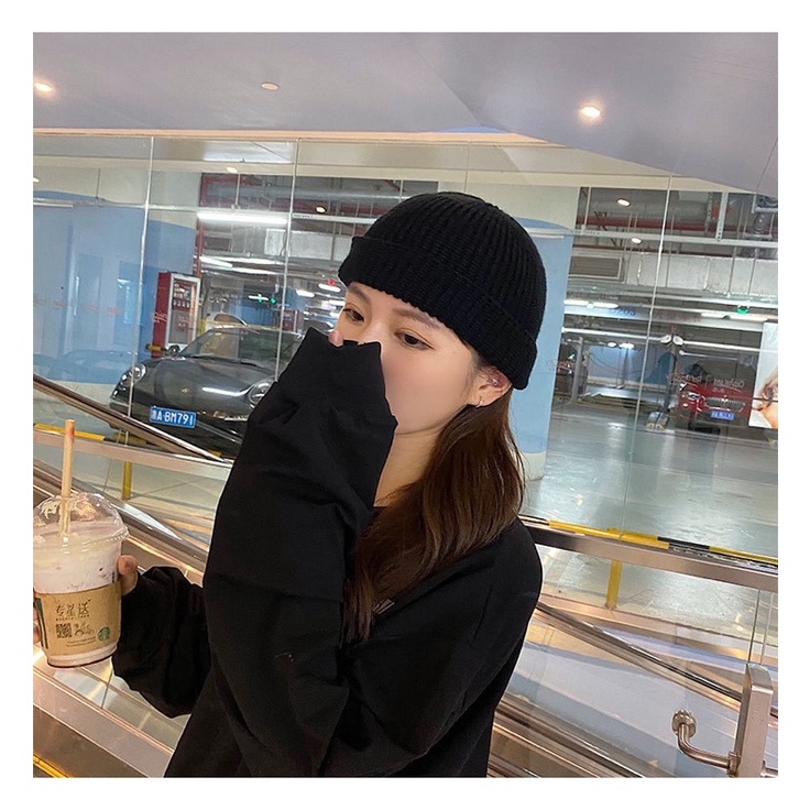 Mũ beanies len unisex nam nữ phong cách Hàn Quốc