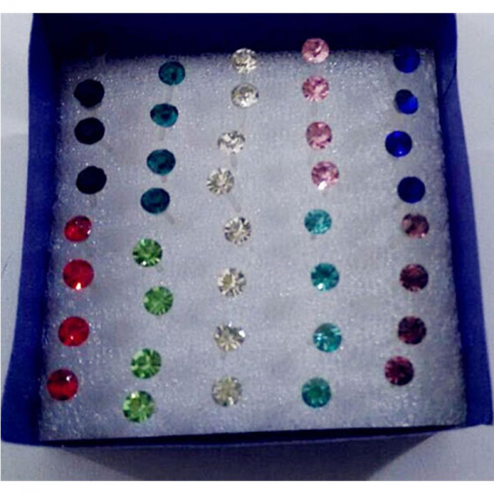 (Hàng Mới Về) Bộ 20 / 40 Đôi Bông Tai Đính Đá Thời Trang Cho Nữ Mihan1