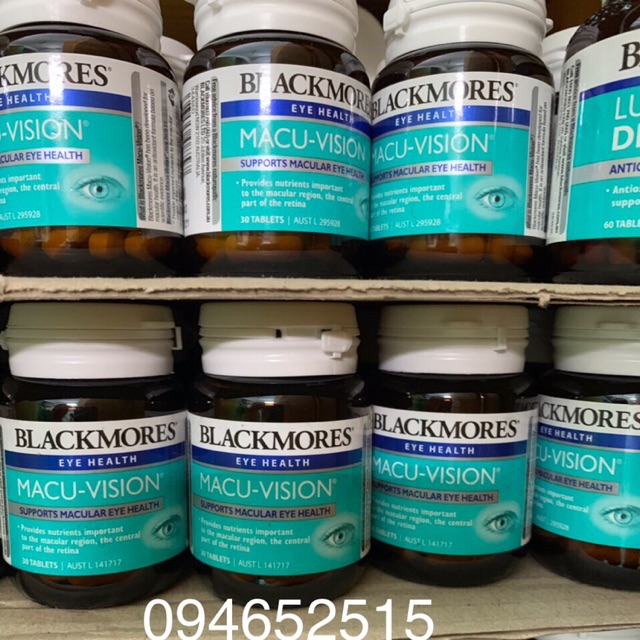 Viên Bổ mắt Blackmore MaCu Vision 30 viên