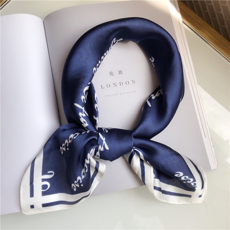 Khăn Lụa Satin Vuông 70cm Cho Phụ Nữ WJ1026-234