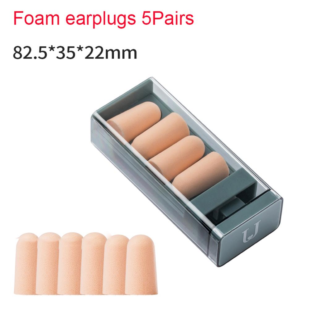 [Hàng mới về] Nút bịt tai silicone mềm cách âm chống ồn chỉnh được có hộp đựng và mút tai chuyên dụng