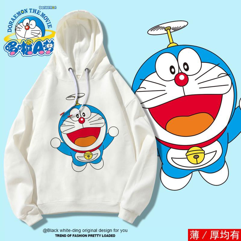 Doraemon Áo Hoodie In Hình Doremon Xinh Xắn Cho Nam Nữ